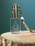 Royal Marine Globe And Laurel Laser Etched Keyring