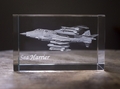 Sea Harrier Laser Etched Crystal