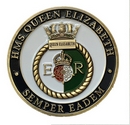 HMS Queen Elizabeth Crest Coin