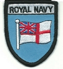 Royal Navy Ensign Embroidered Patch
