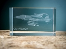 Sea Harrier Laser Etched Crystal