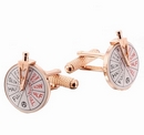 Ships Telegraph Cufflinks - Rose Gold