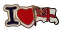 I Love Royal Navy Pin
